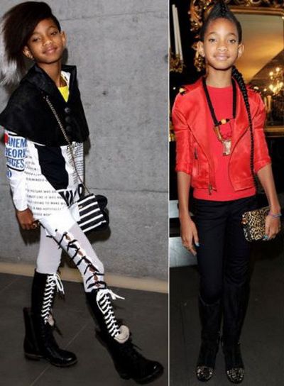 Fashionista de mica: uite ce tinute a purtat Willow Smith la Saptamana Modei de la Milano