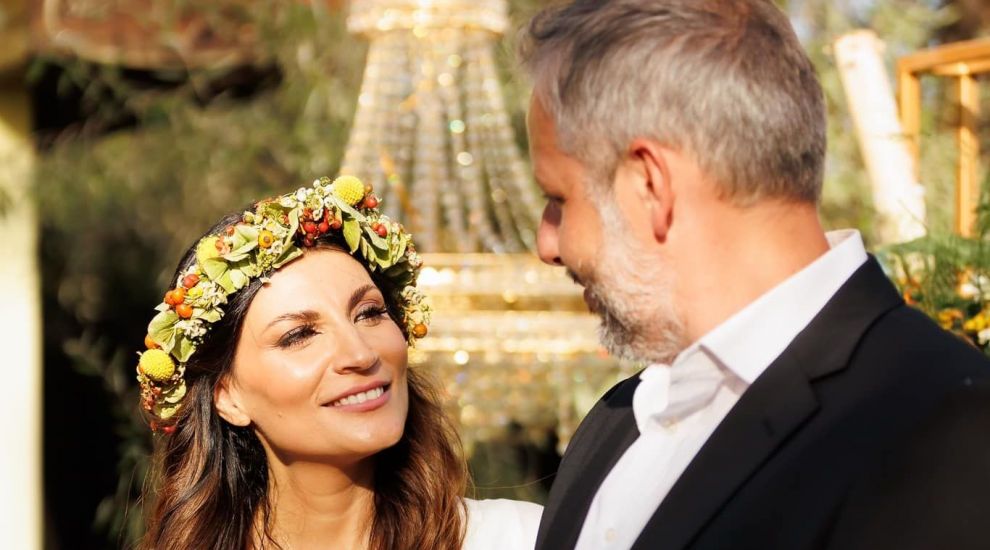 Ioana Ginghină, ca o Regină a Toamnei la nunta sa