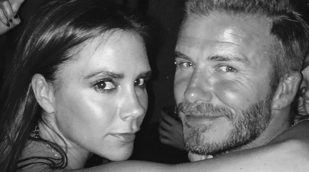 Victoria Beckham a postat imagini sexy cu soțul său, David