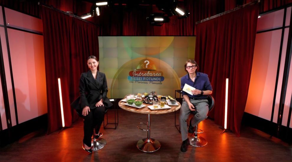 Aura Șova și Marius Manole, din nou în duet, dar la Întrebarea mesei rotunde