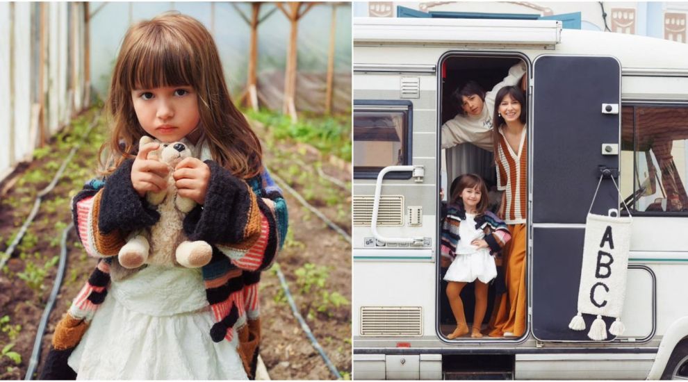 La 5 ani, fiica Danei Rogoz e o păpușă vie