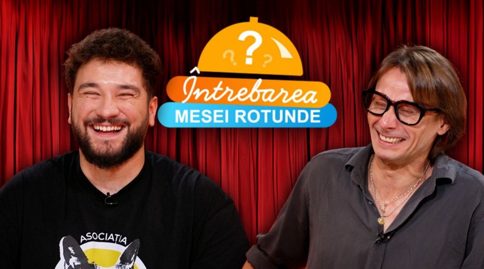 Comediantul Bogdan Drăcea vine în noul sezon al emisiunii Întrebarea Mesei Rotunde