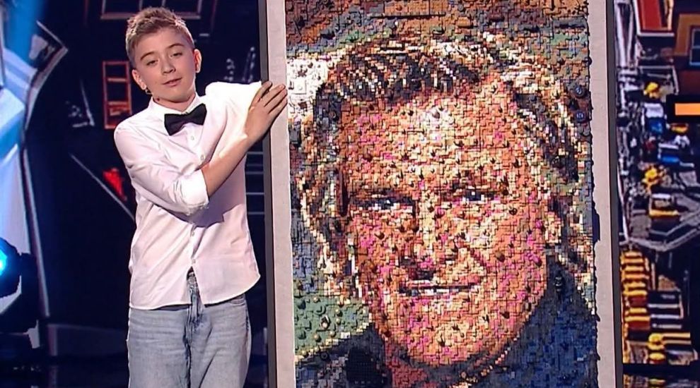 Reacția maestrului Florin Piersic după ce și-a văzut portretul realizat din LEGO la Rom&acirc;nii au talent