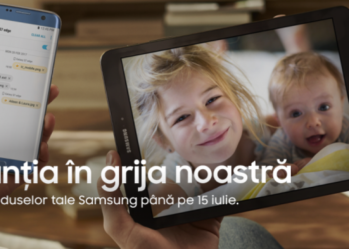 Samsung extinde cu o lună garanția care urmează să expire, pentru toate produsele sale