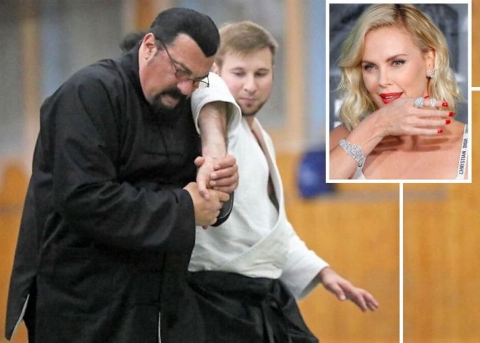 Steven Seagal, ridiculizat de Charlize Theron: bdquo;E supraponderal și abia poate să lupte