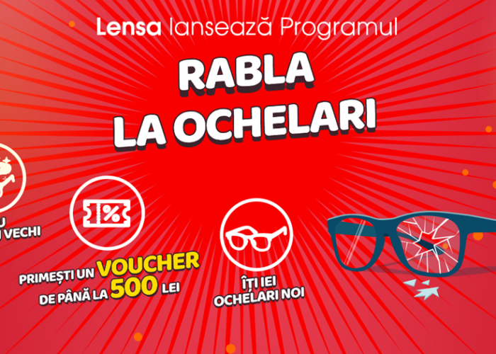 (P) Ce presupune Programul Rabla la ochelari! . Este timpul să te reînnoiești!