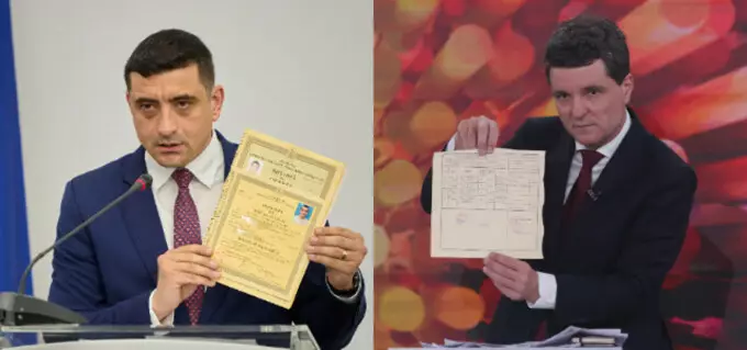 George Simion și Nicușor Dan și-au prezentat diplomele de BAC &icirc;nainte de turul 2. Ce note au obținut cei doi candidați