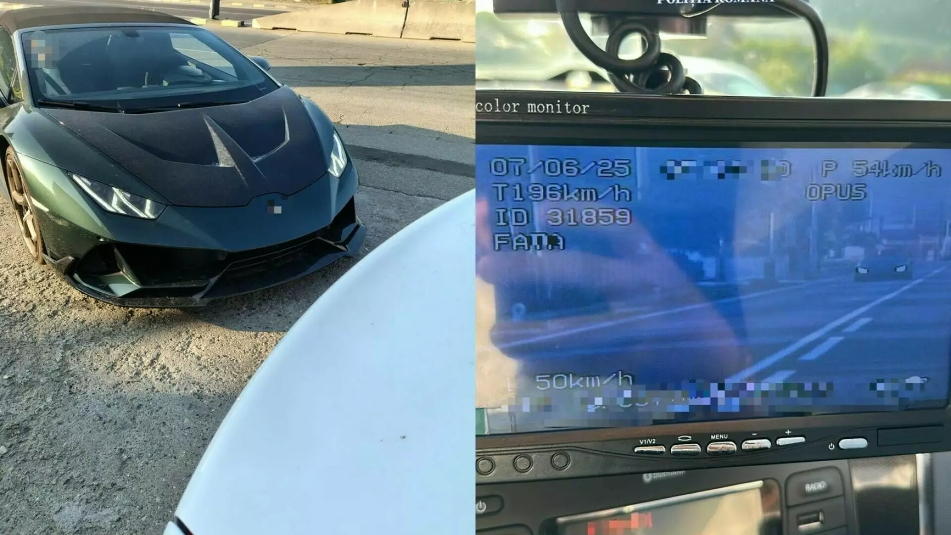 Andrew Tate, prins conduc&acirc;nd un bolid cu aproape 200 km/h &icirc;ntr-un oraș din Rom&acirc;nia. Polițiștii au intervenit prompt