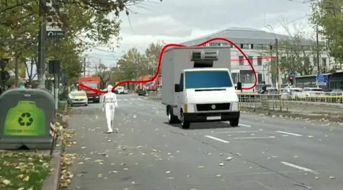 ANIMAȚIE GRAFICĂ. Cum s-a produs teribilul accident din Capitală &icirc;n care o femeie a fost aruncată &icirc;n aer de un cablu rupt