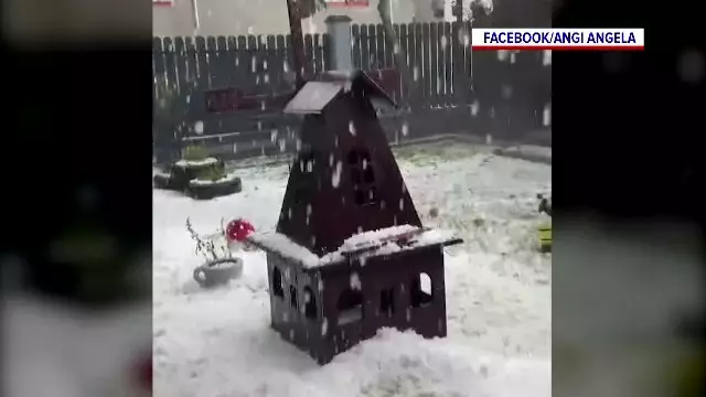 Furtuni violente au răvășit România. Un om a murit lovit de trăznet, grindina a format straturi groase de gheață pe străzi