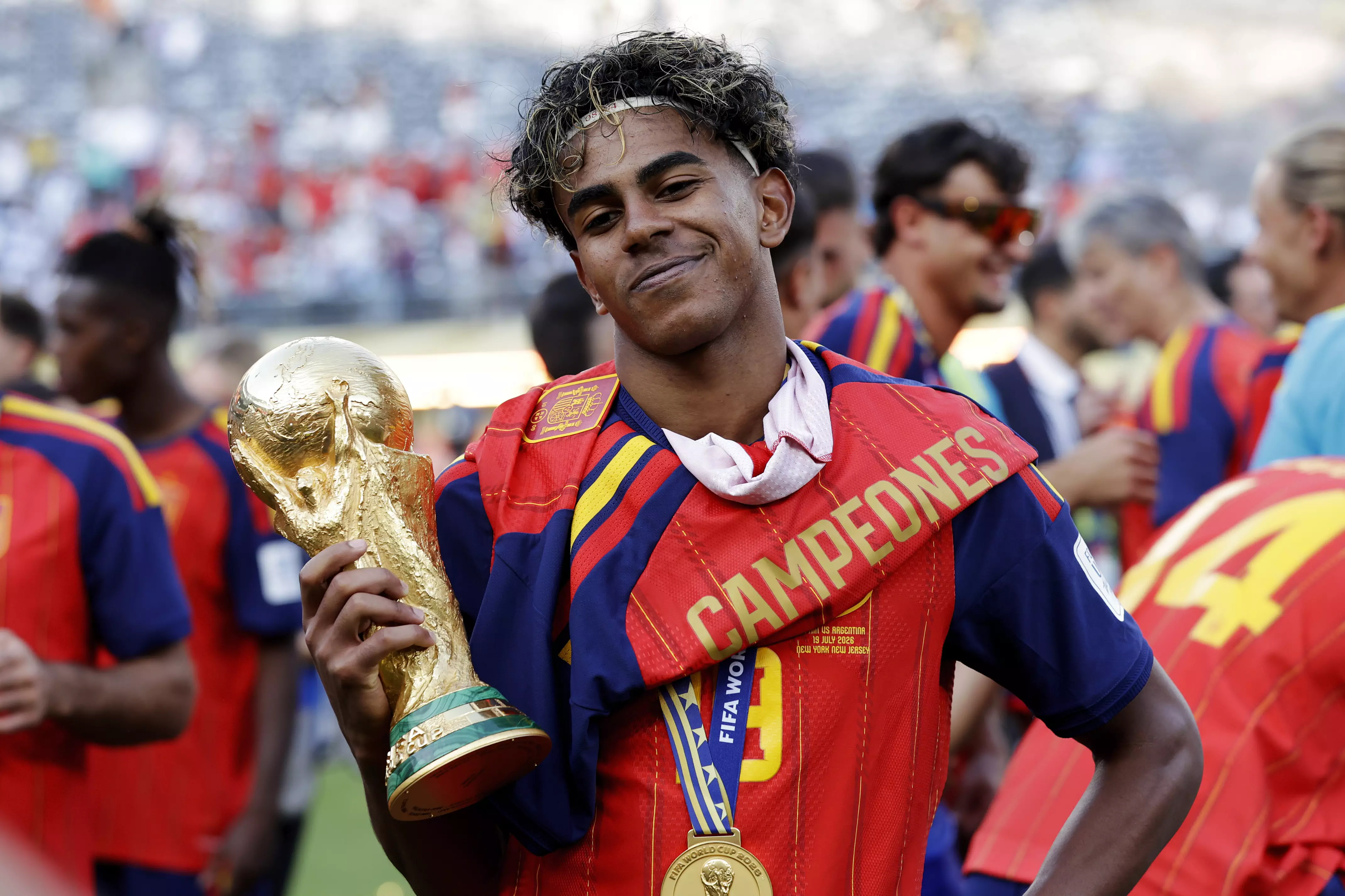 Ce înseamnă numărul 08304 de pe bentița lui Lamine Yamal. Mesajul ascuns purtat de starul Spaniei în finala Campionatului Mondial 2026
