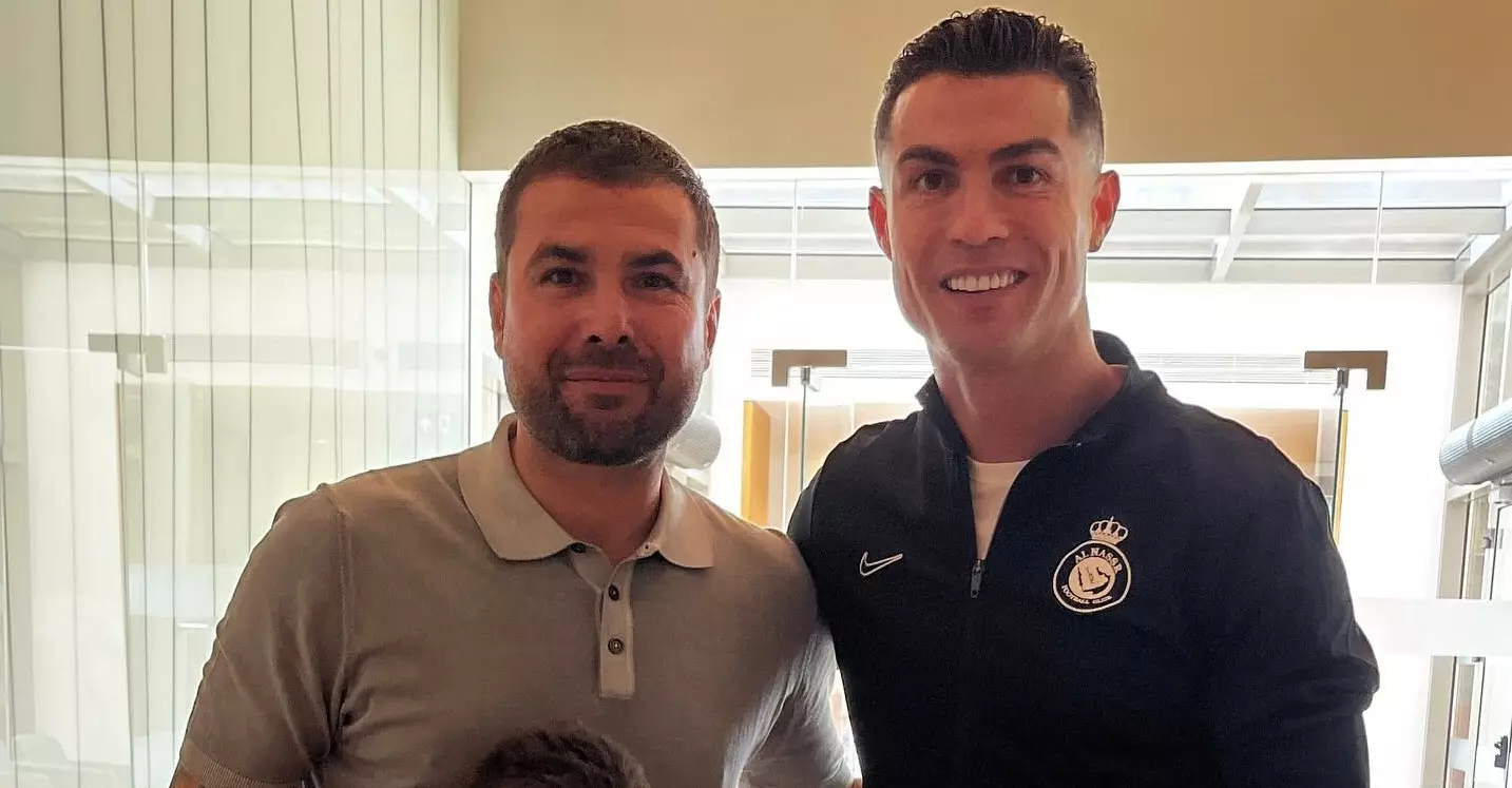 FOTO Adrian Mutu s-a întâlnit cu Cristiano Ronaldo în Arabia Saudită: "Legendă și superstar mondial"