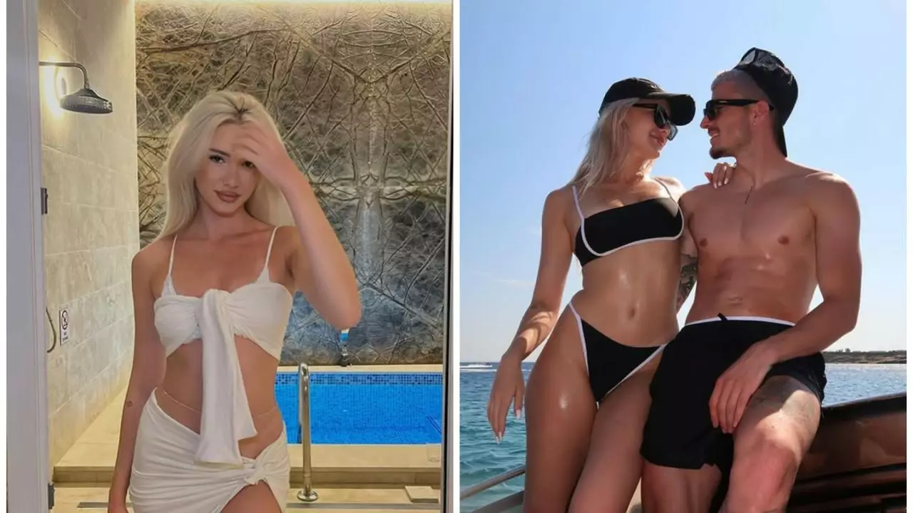 GALERIE FOTO Cine este Ami Colhon, iubita lui Valentin Mihăilă. Blondina duce o viață foarte activă