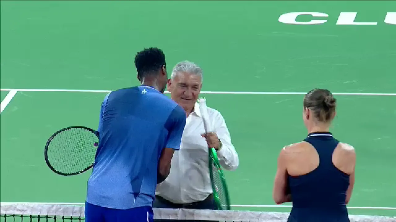 VIDEO | Moment de senzație la retragerea Simonei. Stere Halep a făcut spectacol împotriva lui Gael Monfils