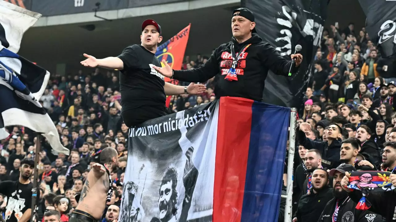 Peluza Nord FCSB, comunicat dur după pedeapsa dictată de UEFA. Decizia luată pentru meciul din Europa League