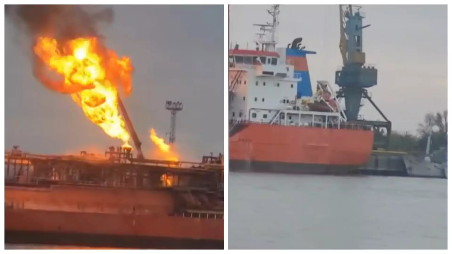 Rusia, noi atacuri la granița Rom&acirc;niei. Un petrolier plin cu GPL arde &icirc;n dreptul satului Plauru. Localnicii, evacuați rapid