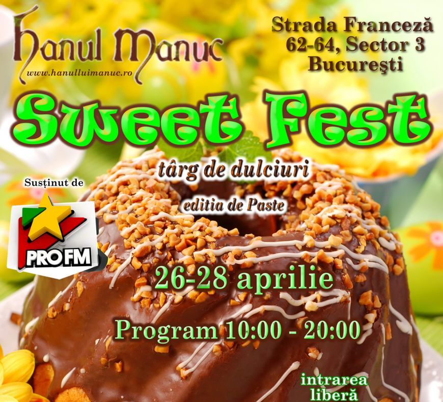 
	Degustari de dulciuri gourmet in acest weekend la Sweet Fest
