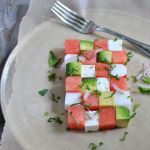 Salata cu pepene si avocado