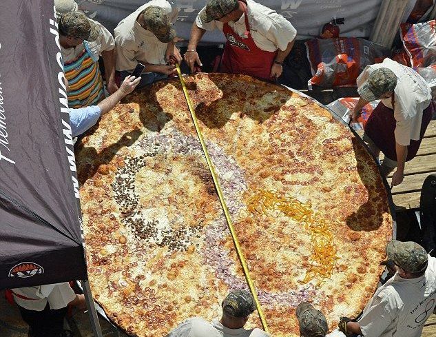 
	Cum arata cea mai mare pizza din lume
