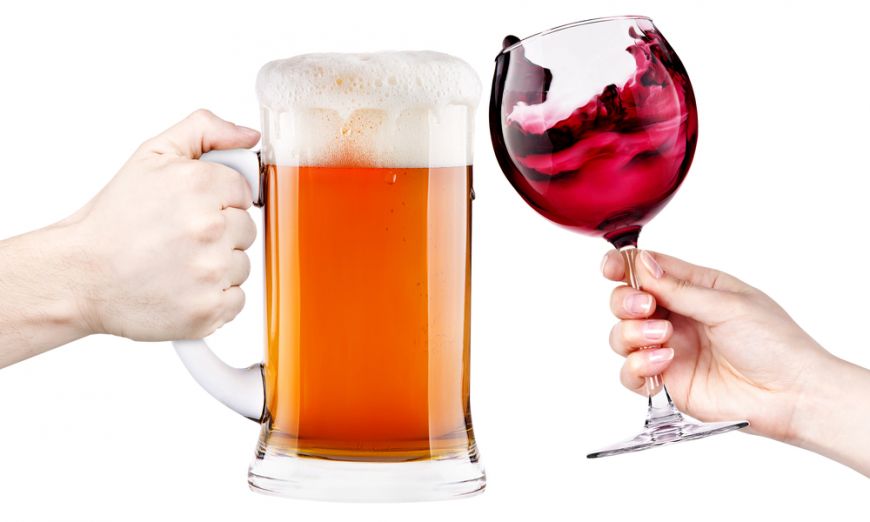 
	Care sunt diferentele dintre bautorii de bere si cei de vin
