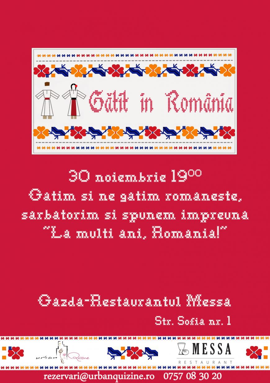 
	Seara culinara romaneasca alaturi de doua foste concurente de la MasterChef: Raluca Neagu si Alexandra Shine
