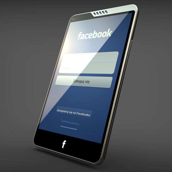 concept telefon Facebook
