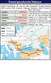 Gazoductul Nabucco are putine sanse sa inceapa anul viitor si depinde de Iran si Irak