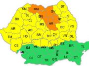 Ploile nu se mai opresc! Cod galben pentru 30 de judete din jumatatea de nord a tarii!