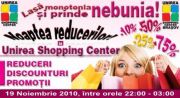 Incepe noaptea reducerilor la Unirea Shopping Center! Discounturile urca pana la 75%!