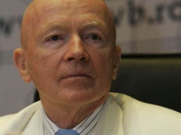 Mobius spune ca Romania este la fel de atractiva pentru investitori ca Uganda sau Botswana! VIDEO!