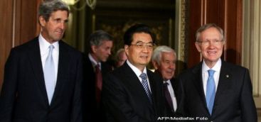 Intalnirea istorica! Obama vs Jintao: politica pe bani si ursi panda VIDEO