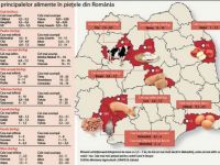 
	Harta alimentelor in Romania. Unde se gaseste cea mai ieftina mancare?
