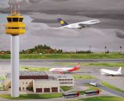 Cum arata macheta celui mai mare aeroport din lume FOTO