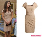 Kate Middleton face shopping online. Vezi de unde si-a cumparat rochia nude si cat a costat-o!