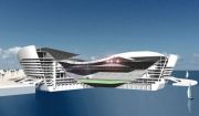 FOTO INCREDIBIL! Qatar pregateste primul stadion plutitor din lume care ar putea gazdui un meci de campionat mondial!