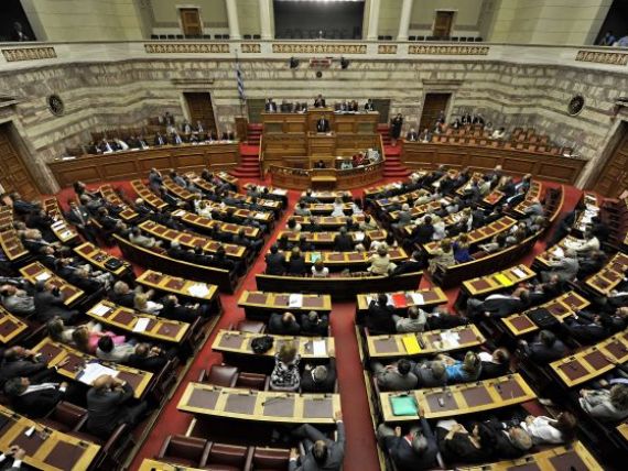 Guvernul grec obtine votul de incredere al Parlamentului