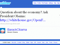 
	Obama dezbate problemele economice ale SUA pe Twitter. Vrei sa vorbesti cu el?
