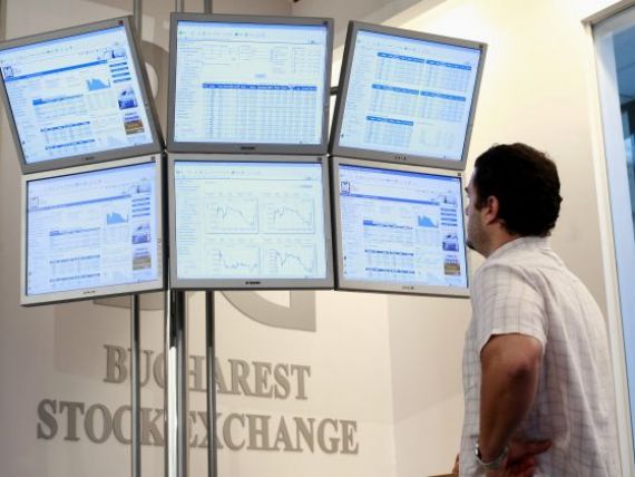 Bursa de la Bucuresti a coborat la cel mai redus nivel din ultimii doi ani si noua luni