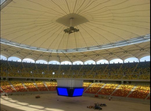FOTO. Asa arata acum National Arena acoperit complet. Vezi super imagini cu TABELA in forma de CUB