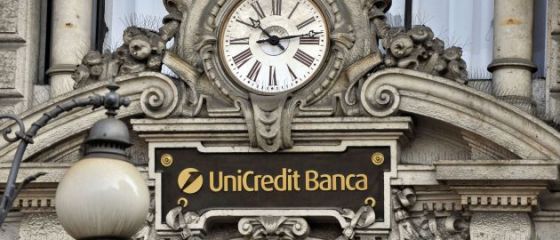 Cea mai mare banca italiana, prezenta si in Romania, intra in vizorul BCE. Actiunile UniCredit au scazut cu 60% anul acesta, din cauza profitabilitatii scazute si a creditelor neperformante