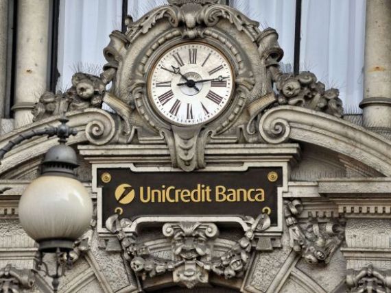 Afacerile UniCredit, in pierdere pe piata romaneasca. Profitul brut al grupului italian a scazut cu 40% in primul semestru