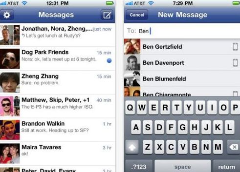 Adio SMS-uri platite. Facebook lanseaza serviciul de chat gratuit pentru mobil