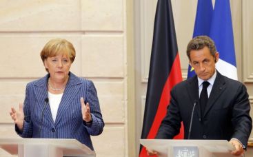Taxa pe tranzactiile financiare si un guvern al zonei euro. Ce propun Merkel si Sarkozy pentru salvarea monedei unice VIDEO