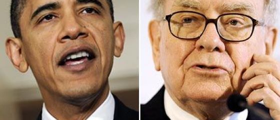 Intalnirea gigantilor. Obama i-a cerut sfatul lui Waren Buffett in privinta cresterii economice