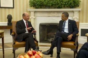 Presedintele Basescu vs. Obama. Cum l-a convins pe oficialul american sa sustina modificarea legii vizelor VIDEO