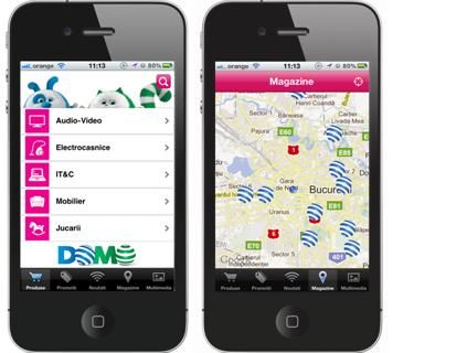 (P) In premiera, prima aplicatie iPhone a unui magazin din Romania