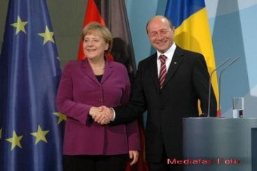 Vizita lui Traian Basescu la Berlin, comentata de presa germana: Politicienii nu-i vor pe romani in euro VIDEO