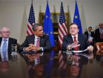 Liderii UE s-au intalnit cu Obama la Casa Alba. Criza din Europa inspaimanta intreaga planeta