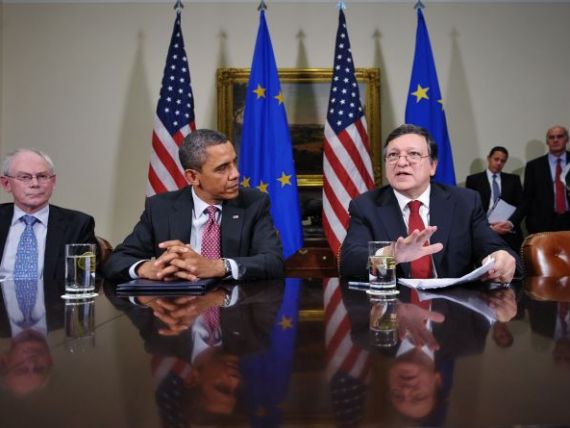 Liderii UE s-au intalnit cu Obama la Casa Alba. Criza din Europa inspaimanta intreaga planeta