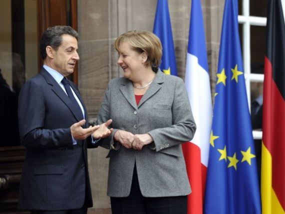 Merkel si Sarkozy reiau discutiile privind salvarea zonei euro. Prima intalnire din acest an va avea loc saptamana viitoare